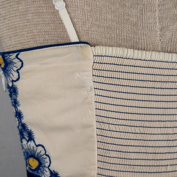 Chic Blue Floral Midi Dress - Picture 7 of 8